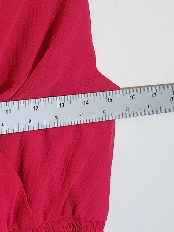 DO+BE Hot Pink Ruffle Mini Dress Size Small Wedding Guest Dress - Image 7