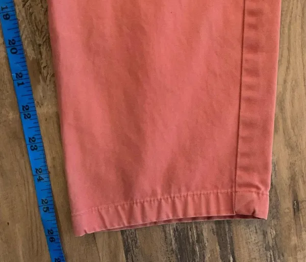 Bonobos Women's Casual Pants size 28 Cropped Chinos Coral Color - Image 8