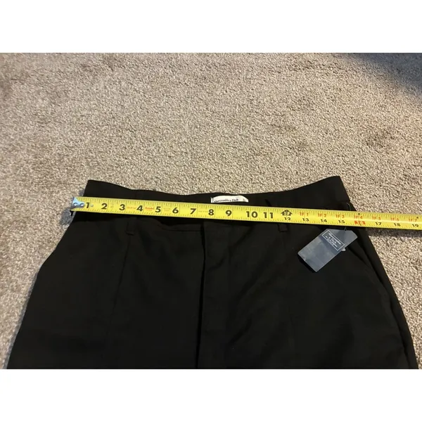 Abercrombie & Fitch Black Solid Ankle Pants Women Regular 31 Short Slit Ankle - Image 9