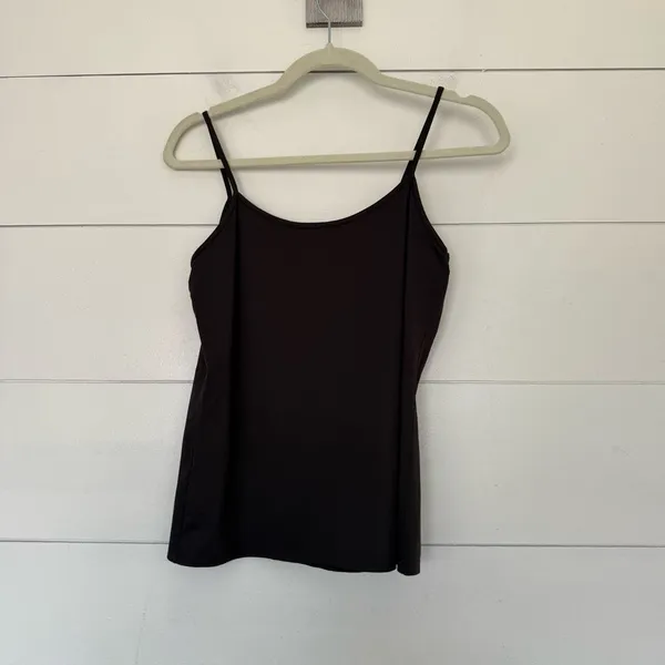 Zara Basics Women’s Large Brown Spaghetti Strap Tank Top - Image 3