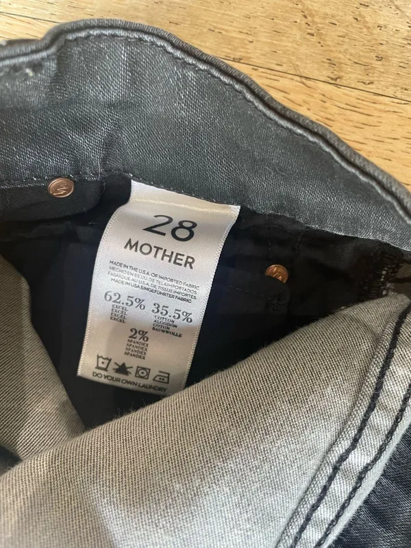 🖤 MOTHER The Looker Skinny Jeans - Lies and Shadows - Size 28 - Image 5