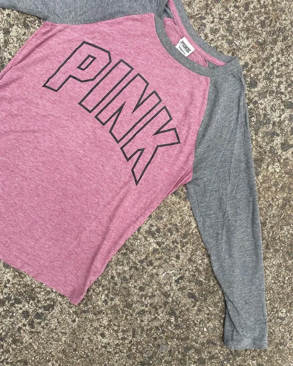 PINK Victoria’s Secret 3/4 Sleeve Tee - Image 2