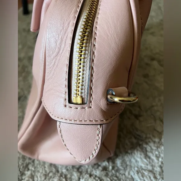 *KATE SPADE* Montrose Avenue Leeland Bow Satchel Baby Pink w shoulder strap - Image 5