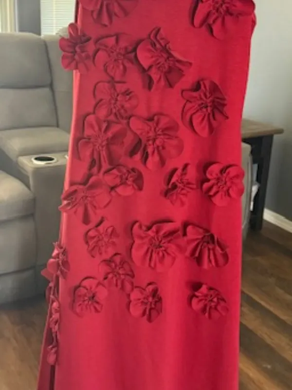 Classy Red Wine Dress. Sleeveless. Sophisticated. Size Medium - Image 7