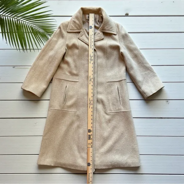 Vintage Beau Brumm Wool Coat – Size Small (Tagged 10) – Made in USA - Image 6