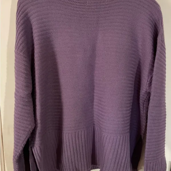 Alison Andrews Purple Mock Neck... SZM - Image 2