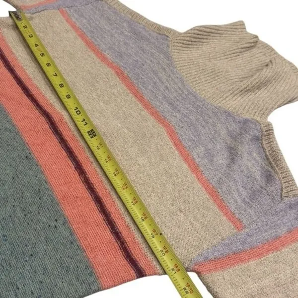 Anthropologie Daily Practice Colorful Turtleneck Sweater Dress‎ Cozy Feminine XL - Image 8
