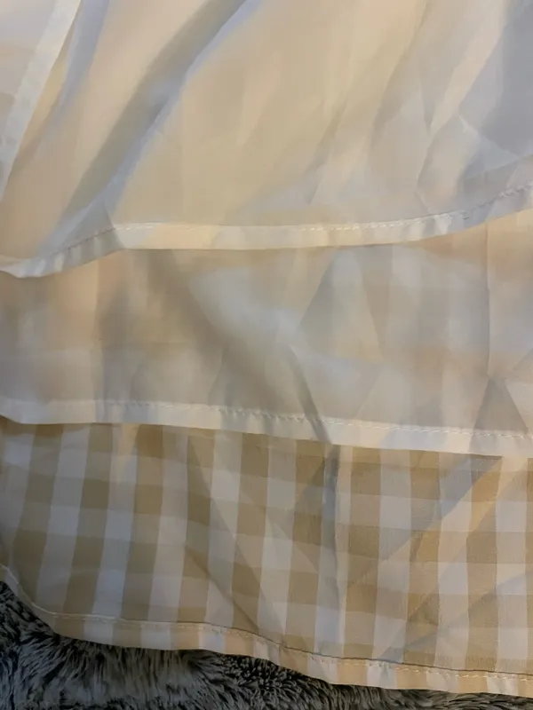GINGHAM yellow summer corset laced midi dress with pockets - Image 8