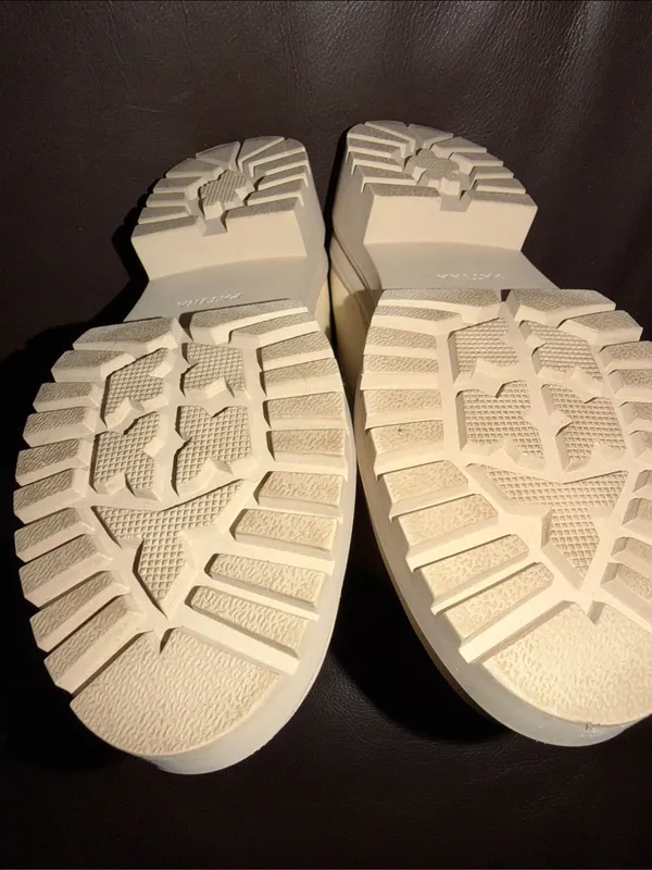 Platform Penny Loafers in Cream Size 8.5 - Image 7