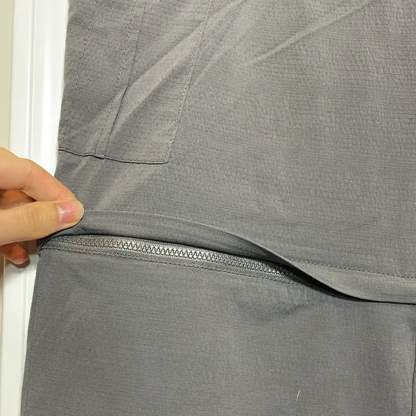 PRANA SAGE CONVERTIBLE PANT Womens size 10 gray‎ - Image 4