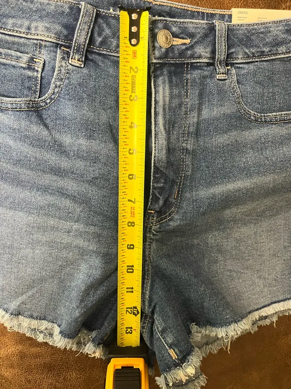 American Eagle Women’s Mom Shorts Stretch Cutoffs Size 12 New With Tag High Rise - Image 12