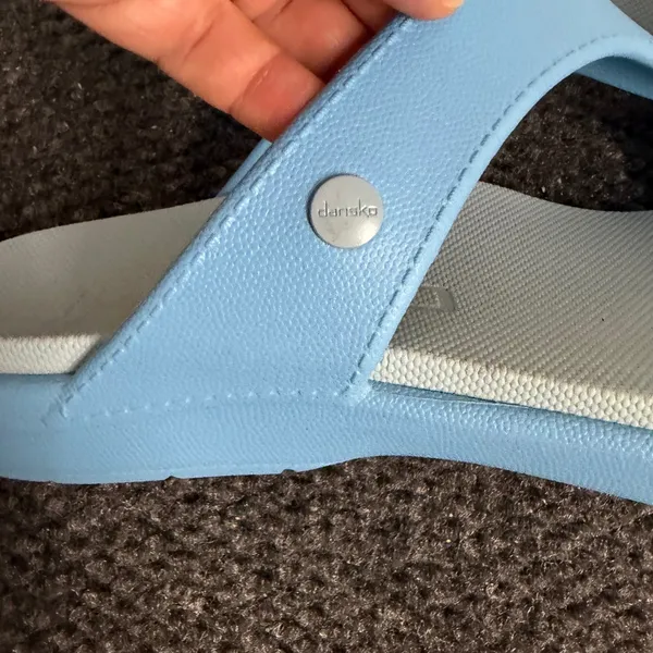 Dansko Kandi Sky Blue Molded Slide Sandals 4521055400 Womens Size 42 - Image 3