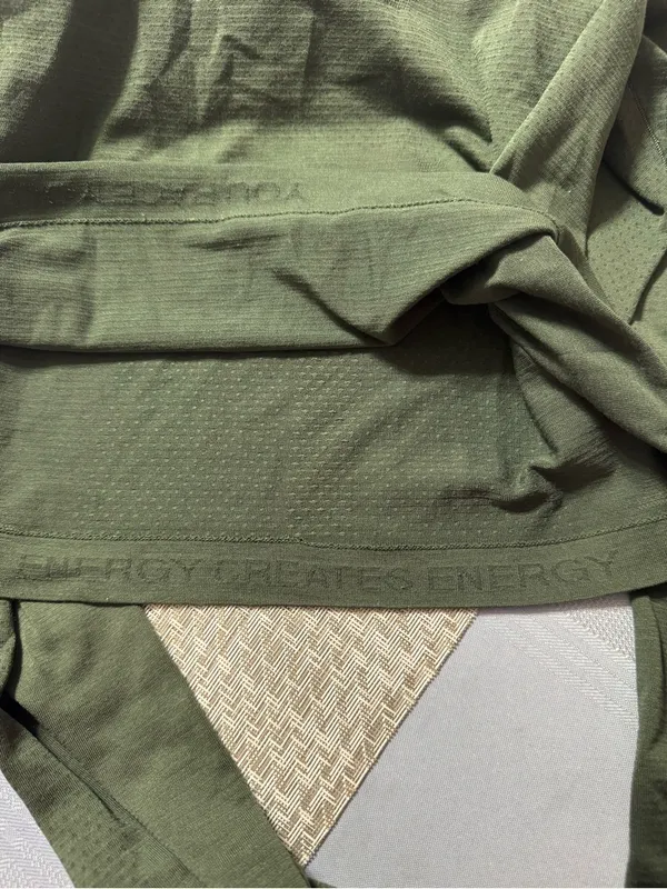 Lululemon Athletica Olive Green Swiftly Tech Long Sleeve Crew Shirt Size 6 - Image 6