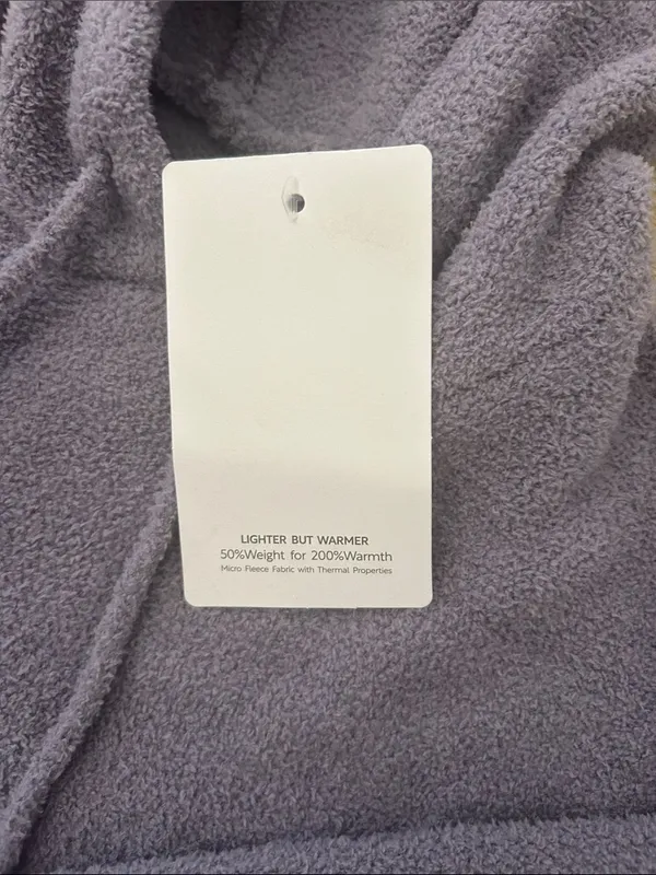 DAVID ARCHY Fleece Fuzzy Cozy Soft Comfy Loungewear, Purple, Size XL, NWT - Image 9