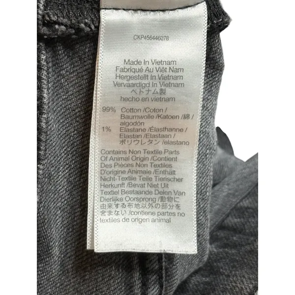 Madewell The Perfect‎ Vintage Jean Womens 25 Black High Rise Straight Leg Denim - Image 8