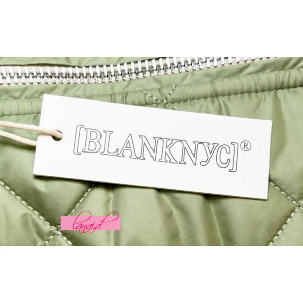 Free People Blank NYC Going Public Jacket Warm Puffer Chunky Cable Sweater Knit - Image 6