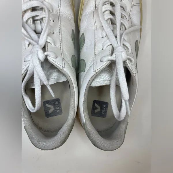 Veja Women’s‎ Esplar Leather White Clay Sneakers Size 10 - Image 6