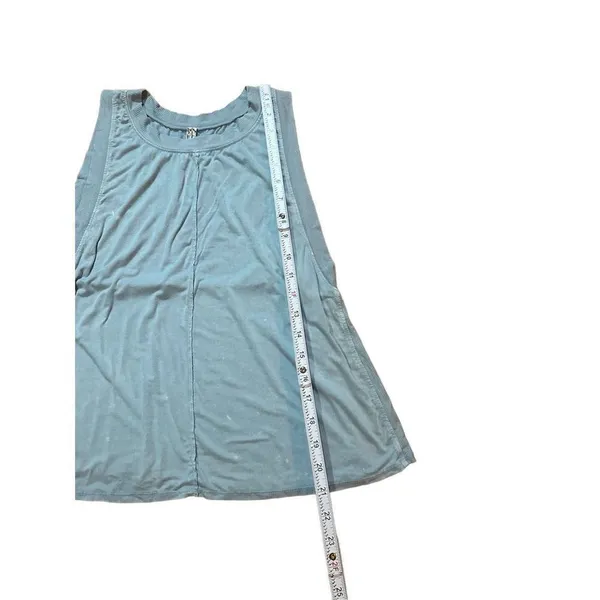 Free People light blue‎ flowy tank sz S - Image 4