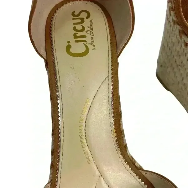 Circus by Sam Edelman Espadrille Sandals Brown Criss-Cross‎ Ankle Size 8.5 - Image 11