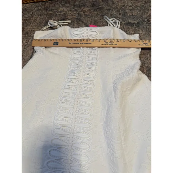 NWT Lilly Pulitzer Perry Stretch Dress Resort White Pineapple Pucker Jacquard 12 - Image 8