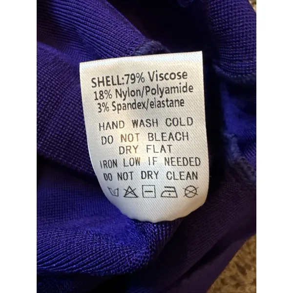 Akira Soft Glam Midi Purple Bandage Dress Size Small NWOT Homecoming Wedding - Image 6