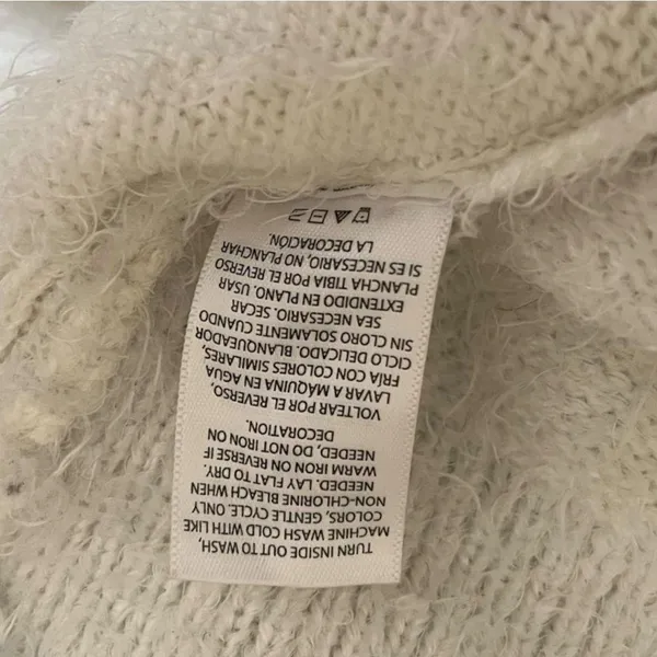 HOLIDAY TIME White‎ Polar Bear Long Sleeve Relaxed Fit Sweater Small | EUC - Image 6
