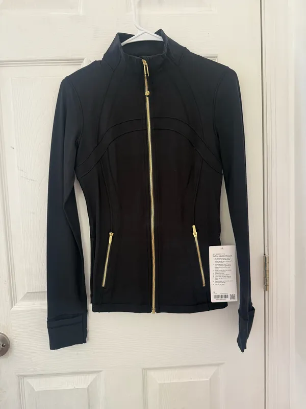 lululemon athletica Black Define Jacket with Gold Zipper - Image 2