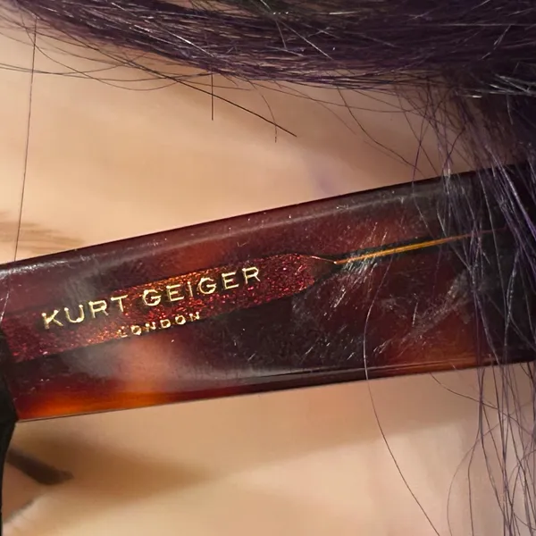 Kurt Geiger London Brown Cat-Eye Sunglasses - Image 4
