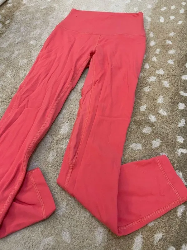 Lululemon Athletica high rise align hot pink leggings women’s size 2 - Image 3