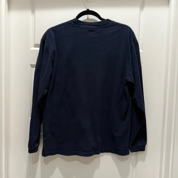 Disney Store Vintage Navy Blue Winnie the Pooh Tigger Long Sleeve Shirt Medium - Image 4