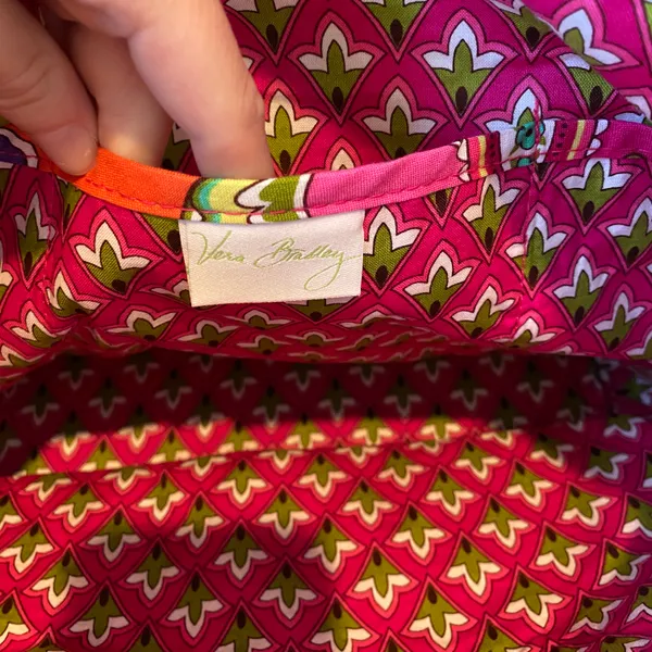 Vera Bradley Multicolor Paisley Print Tote Bag - Image 12