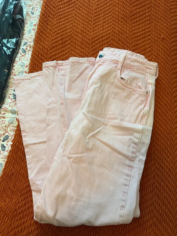 ZARA Straight Leg Jeans Denim - Image 7
