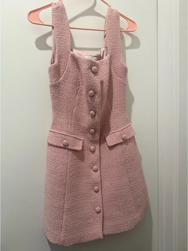 Meshki Desirie Boucle Mini Dress - Image 3