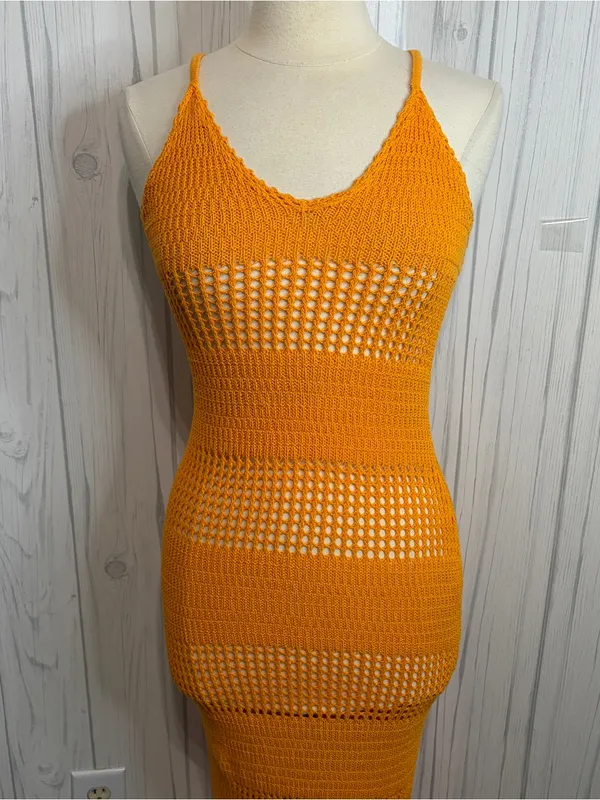 NWOT L*SPACE Kalea‎ Crochet Maxi Dress, S/M - Image 5