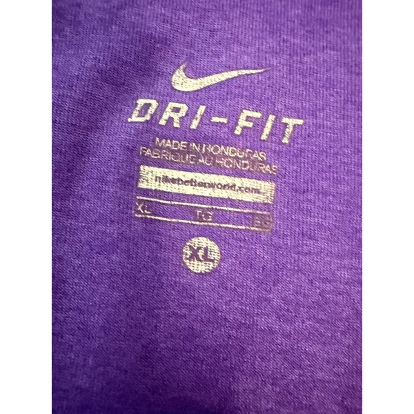 Nike Dri-FIT Tank Top Purple Women's Medium Athletic Running Workout - Image 3