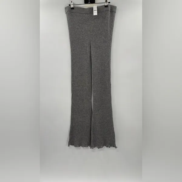 J.Crew Spring Street ribbed featherweight cashmere flare pant - Image 7
