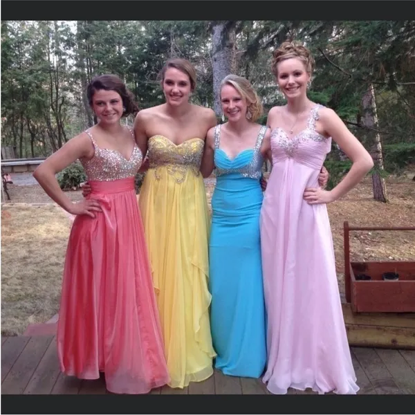 Sherri Hill Size 8 Yellow Prom Homecoming Dress. - Image 7