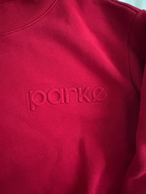 PARKE Embossed Mockneck Sweatshirt - Image 2