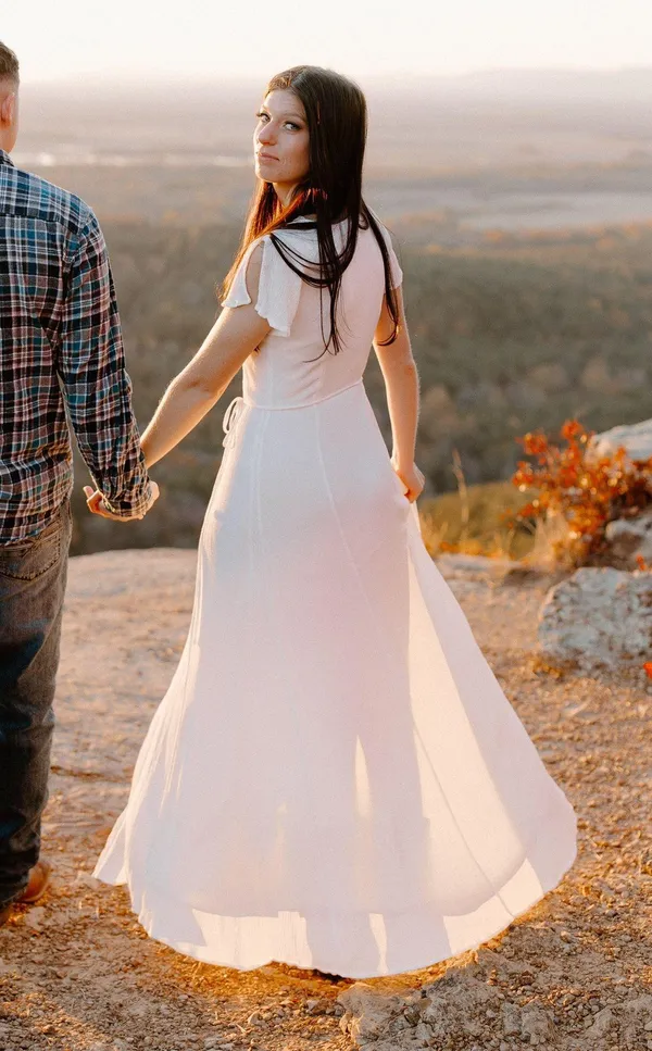 Lulus White Wrap Maxi Dress - Image 2