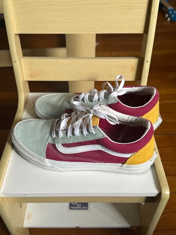 Vans Old Skool Colorblock Skate Shoes - Image 3