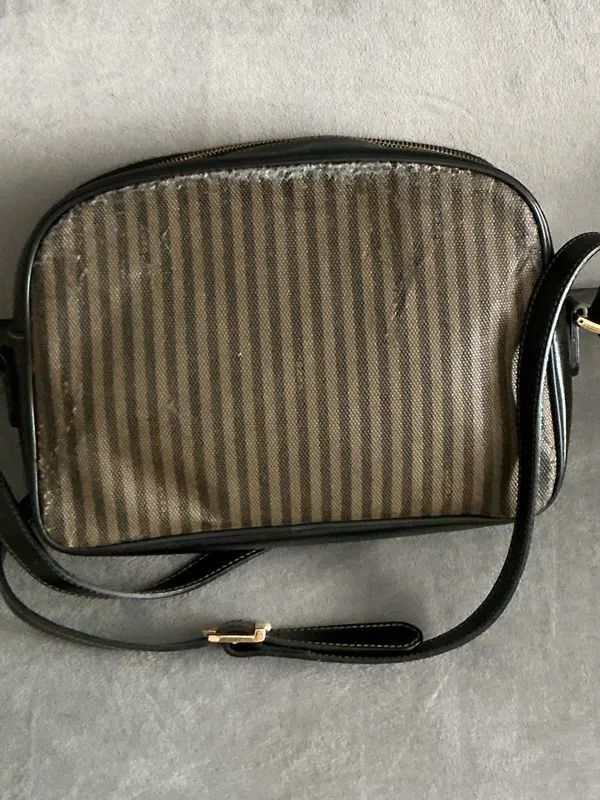  Authentic FENDI Striped Crossbody Bag 🌟 - Image 5