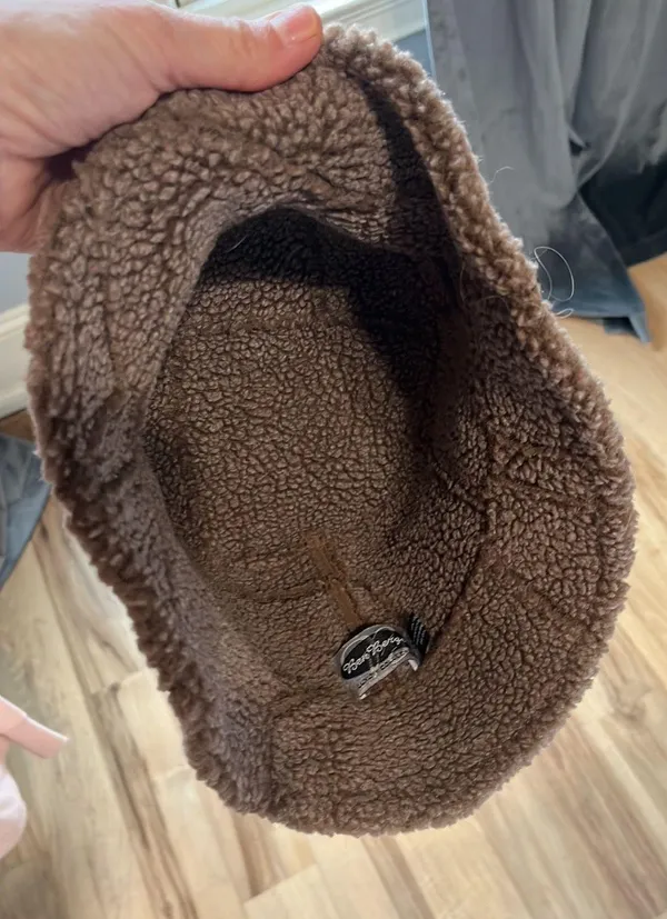 Ben Berger Winter Hat Cozy Bucket Comfy Brown Princess Diary Look - Image 5