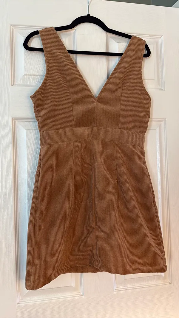 Brown Corduroy Dress - Image 2