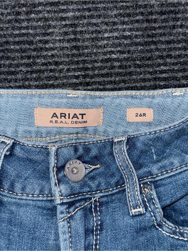 Ariat Perfect Rise Naz Boot Cut Blue Jeans Sz 26 R 10058919 Cowgirl Western EUC - Image 7