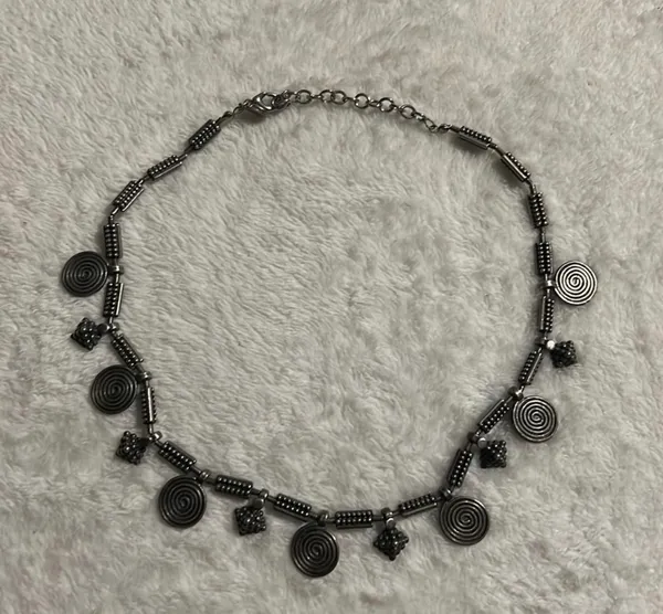 Chicos Spiral Metal Necklace - Image 2