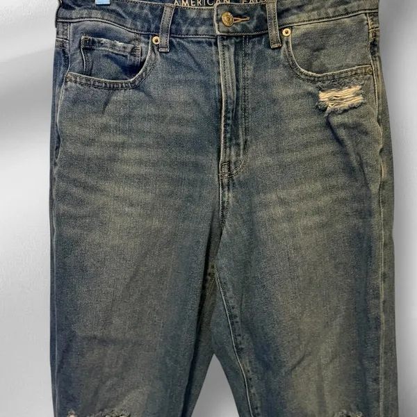 American Eagle Destroyed‎ Mom Jeans - Image 2