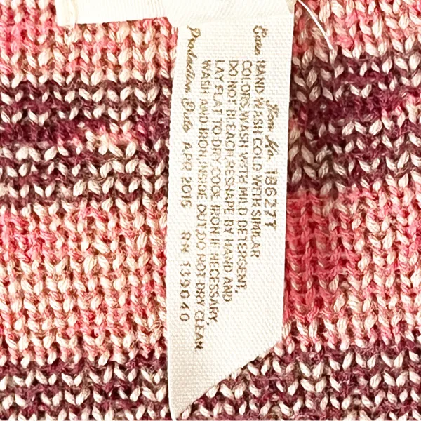 MATILDA JANE Harmony Fair Isle Open Front Pockets Cardigan Size Small Rustic - Image 4