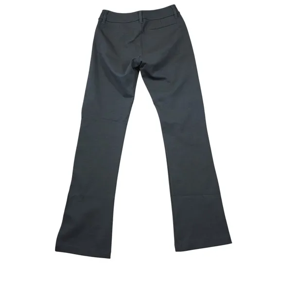 American Giant No-BS Pant Black Kick Flare Trousers‎ Women Size 6 Career Casual - Image 7