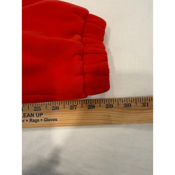 Comfrt Good Days Ahead Sweatpants Unisex Large Red Elastic Waist Slash Pocket - Image 11