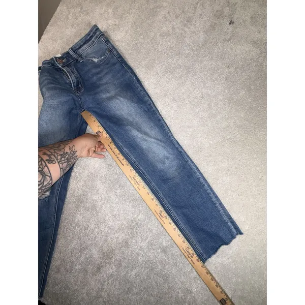 vervet‎ jeans Cropped straight leg distressed jeans 28 - Image 9